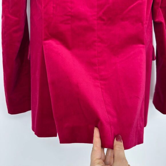 A.L.C. Declan Velvet Tailored Jacket Double Breasted Blazer Pink XS S 2 $650 NWT - Picture 15 of 16